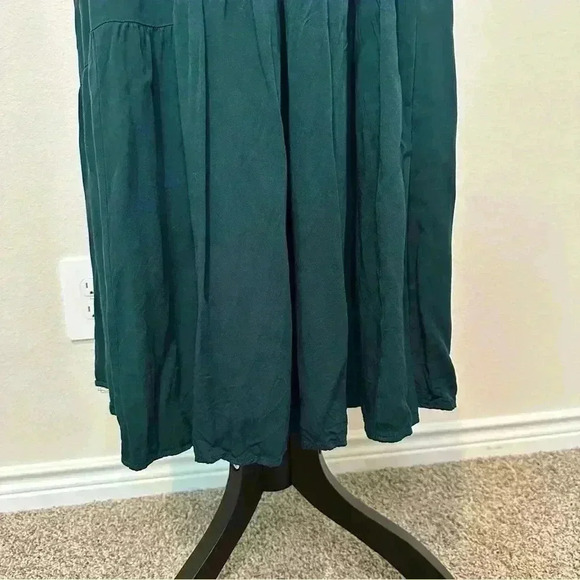 ANRABESS Elastic High Waist Pleated A-Line Flowy Maxi Long Skirt Dress Size L - Picture 7 of 13